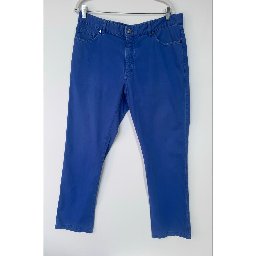 Ermenegildo Zegna Cornflower Blue Five-Pocket Chino Pants Size 36x31 $875